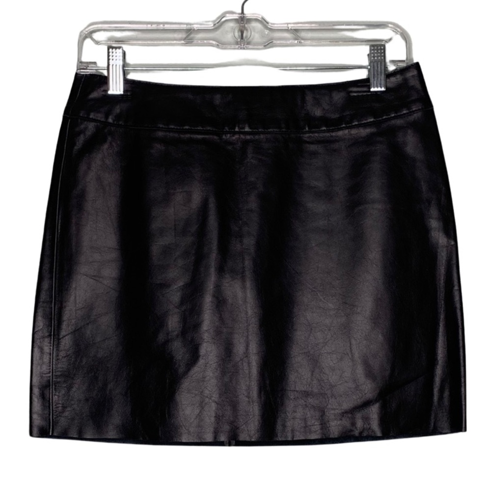 NWT Express Genuine Leather Mini Skirt